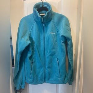 Columbia Fleece Women’s size Medium Cyan Blue